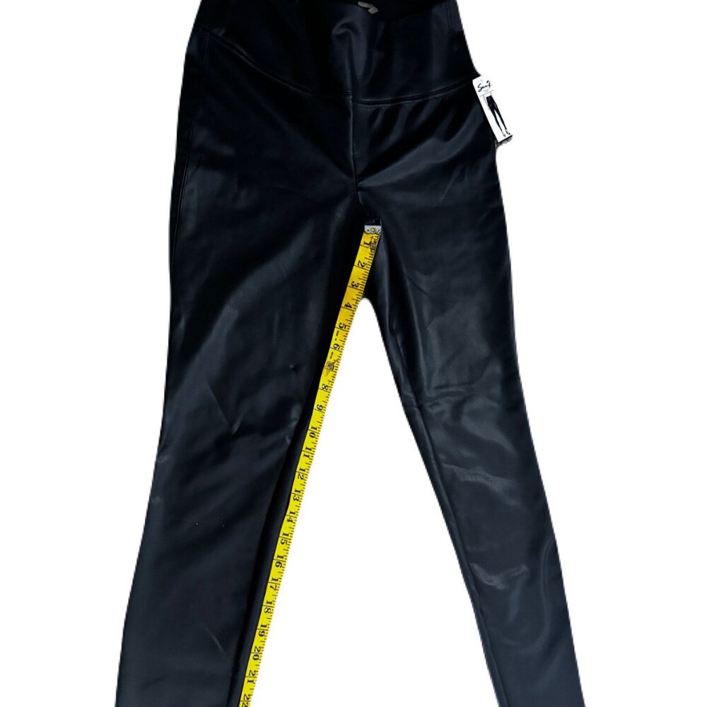 Seven faux leather leggings fleece lined size medium